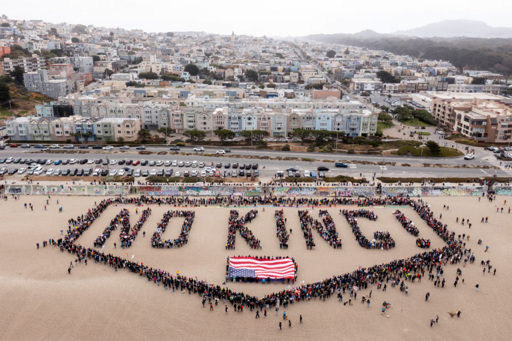 Millionen bei „No Kings“-Protesten in den USA