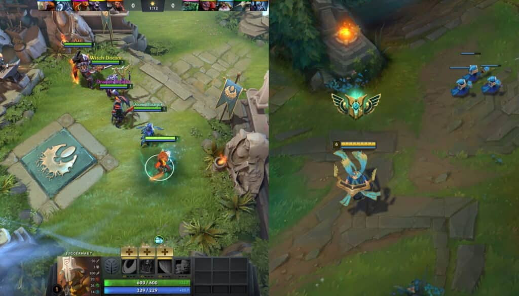DOTA 2 vs LoL – Unterschiede zweier MOBA-Legenden