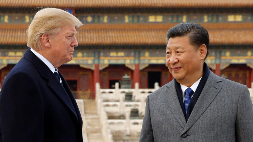 Trump kündigt „fast fertiges“ Handelsabkommen mit China vor Treffen mit Xi Jinping an Trump und Xi Jinping kurz vor Handelsabkommen