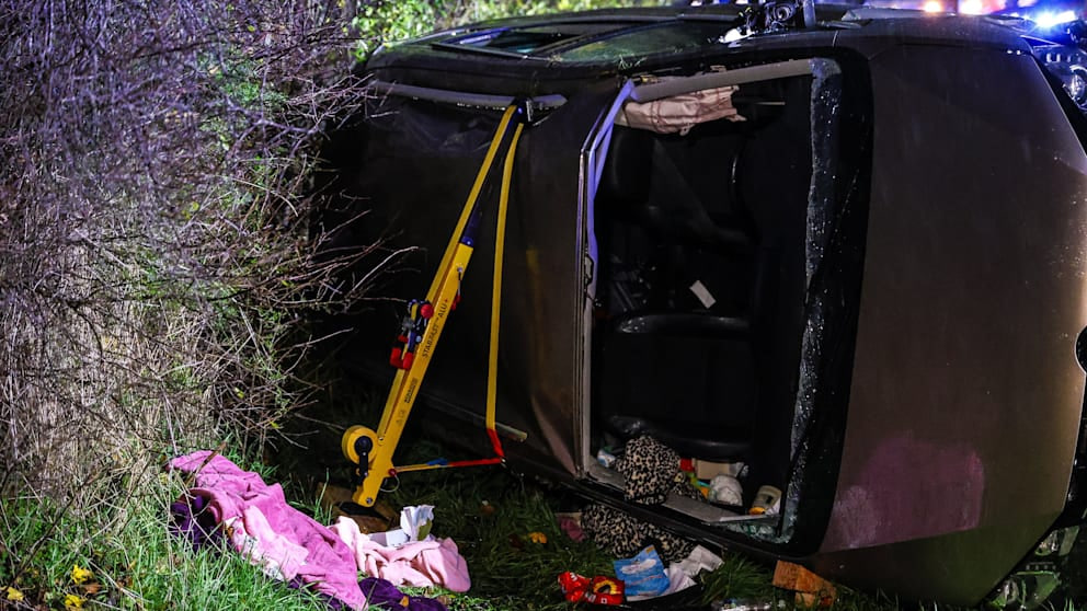 Schwerer Unfall A45 bei Lüdenscheid: sieben Verletzte
