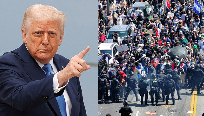 Donald Trumps Beliebtheit in den USA fällt auf ein historisches Tief Donald Trumps Beliebtheit in den USA sinkt stark
