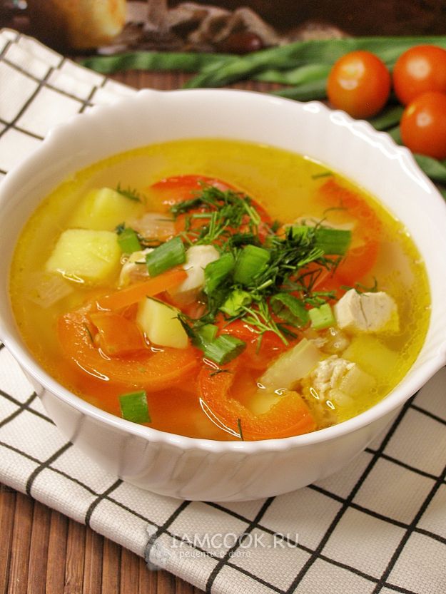 Hühnersuppe zum Abnehmen: einfaches leichtes Rezept