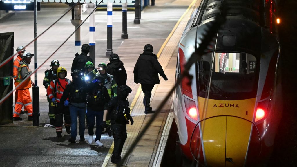 Messerangriff im Zug nach London