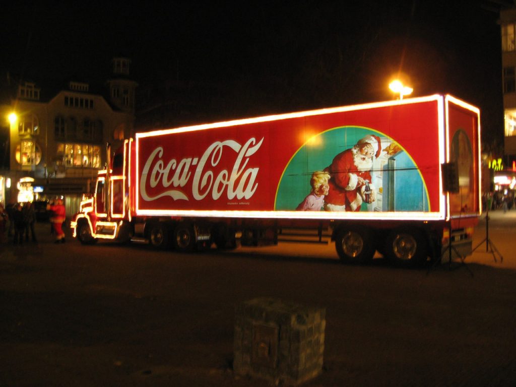 Route der Coca-Cola Trucks durch deutsche Städte
