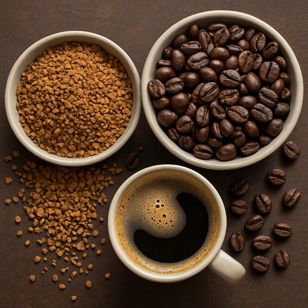 Welcher Kaffee ist gesünder: Natürlicher oder löslicher?
