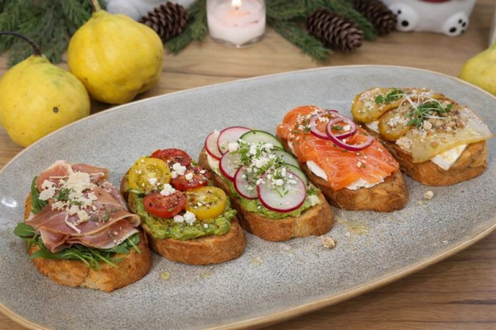 Festliche Canapés und Bruschetta zu Weihnachten – Top Rezepte
