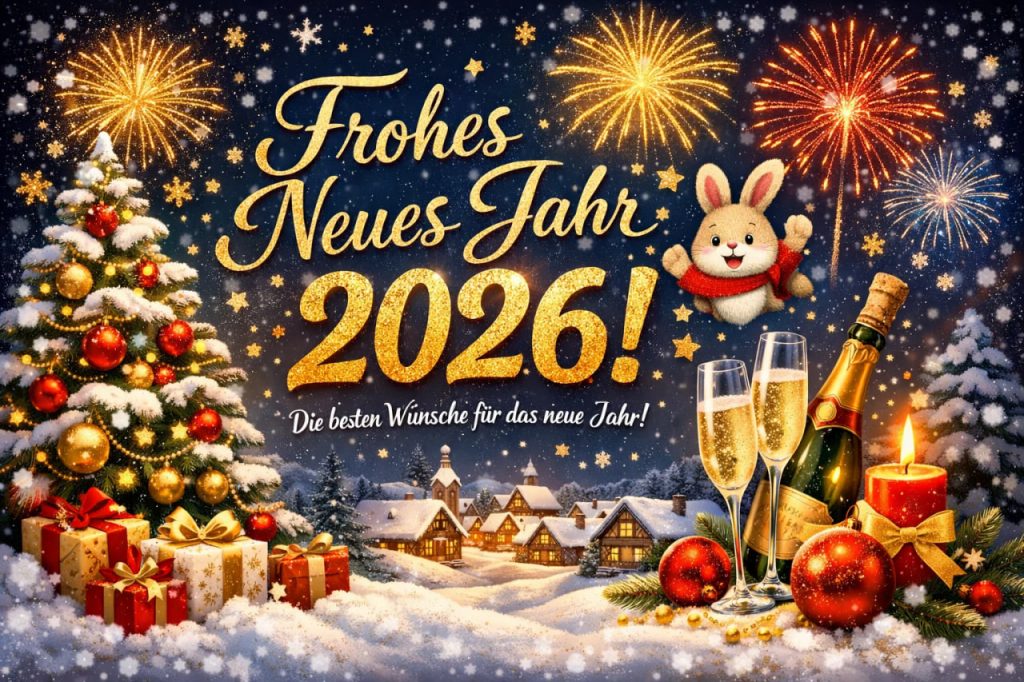 Die besten Wünsche zu Silvester und Neujahr 2026