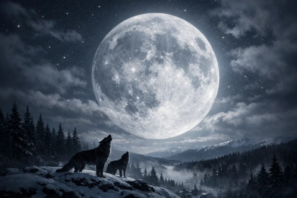 Wolfsvollmond, 3. Januar 2026: Name und Auswirkungen
