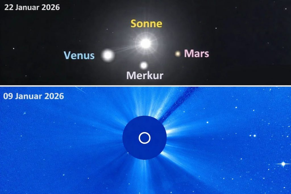 Planetenparade nahe der Sonne am 22. Januar fasziniert Forscher