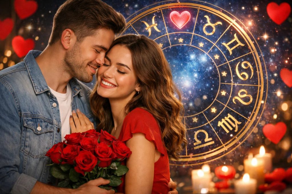 Horoskop für den 14. Februar: Einfluss der Sterne auf Verliebte