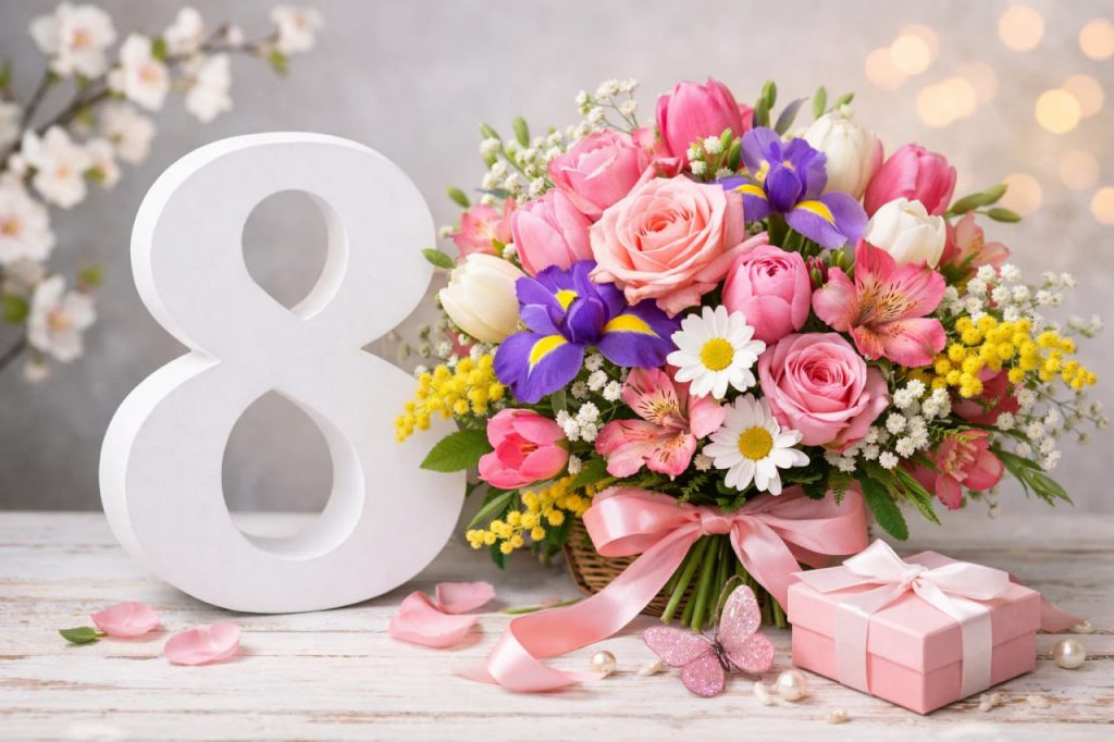 Wie gratuliert man einer Frau am besten zum 8. März?