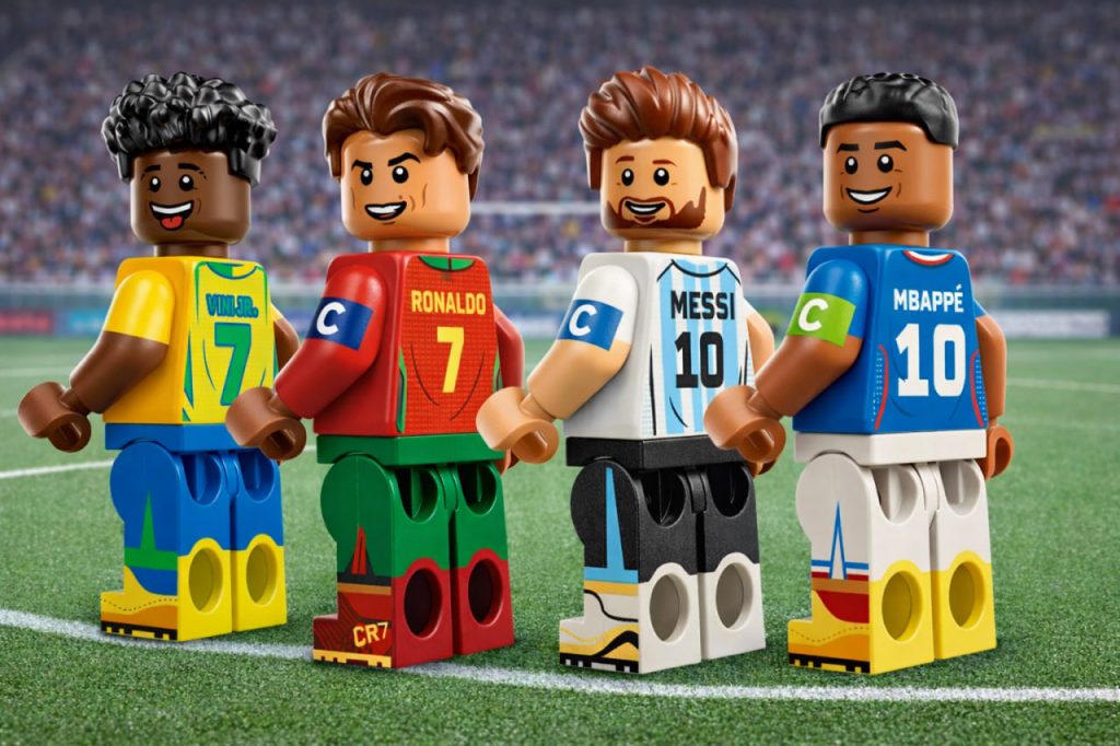LEGO bringt Serie zur Weltmeisterschaft heraus — beworben von Messi und Ronaldo LEGO bringt Serie zur WM 2026: Werbung mit Messi und Ronaldo