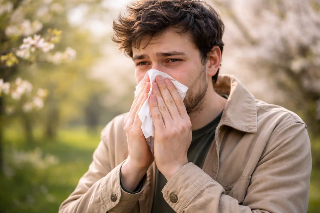 heuschnupfen symptome niesen allergie frühling