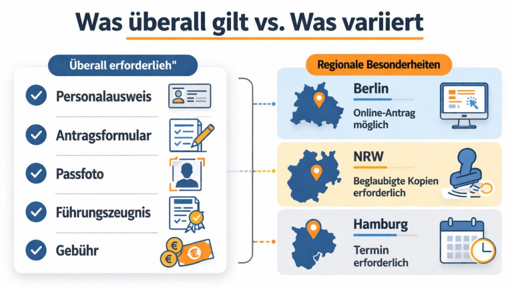 Kleiner Waffenschein in Deutschland 2026: Unterschiede nach Stadt, Bundesland und Behörde