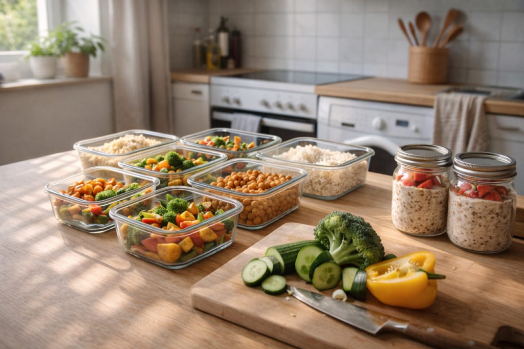 Meal Prep für Anfänger: Wochenplan, Rezepte und Tipps zum Vorkochen Meal Prep für Anfänger: Wochenplan & Rezepte 2026 | VollVeggie