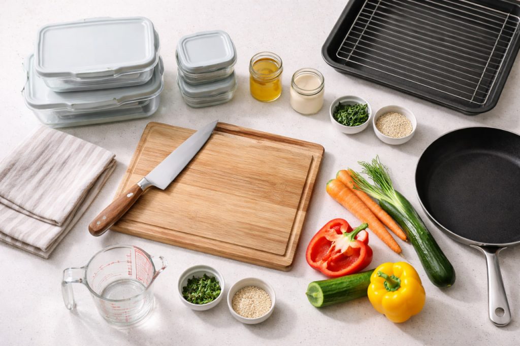 Meal Prep für Anfänger: Wochenplan & Rezepte 2026 | VollVeggie