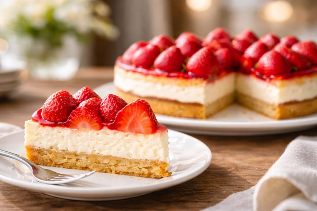 Erdbeerkuchen Rezept: 5 Varianten vom Klassiker bis zur No-Bake-Version Erdbeerkuchen Rezept: 5 Varianten — einfach & lecker | VollVeggie