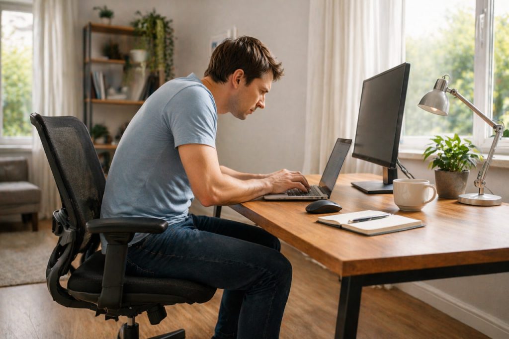 Rückenschmerzen Homeoffice: Übungen & Ergonomie-Tipps | VollVeggie