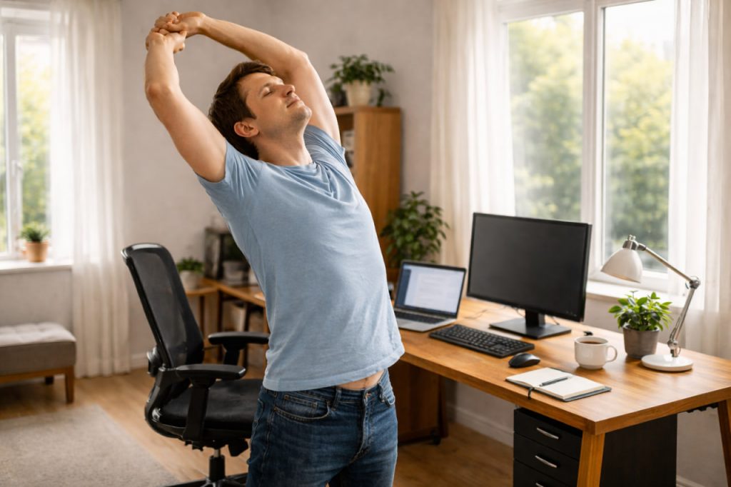 Rückenschmerzen Homeoffice: Übungen & Ergonomie-Tipps | VollVeggie